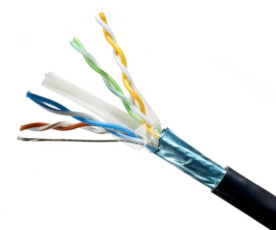 DataMax Patch Cat 6a – 26 AWG, 4 pair, shielded, PVC, Brown