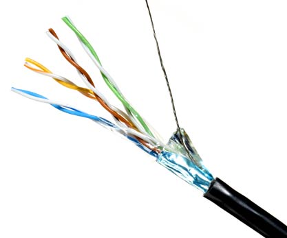 DataMax Extreme Ethernet Cat 5e – 26 AWG, 2 pair, shielded, PVC, Blue