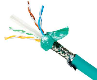 Teal ethernet cable